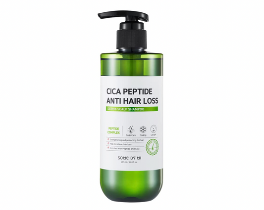 Some By Mi - Cica Peptide Anti Hair Loss Derma Scalp Shampoo - Peptidinis šampūnas slenkantiems plaukams - 285ml